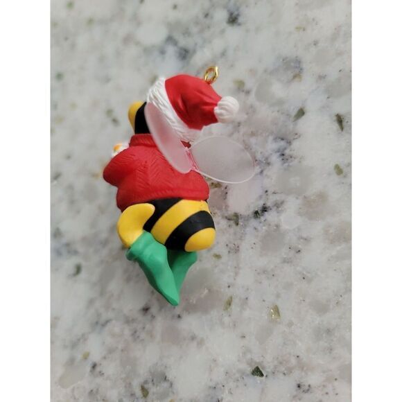 Dad To Bee Christmas Hallmark Keepsake Ornament 1993 Expectant Father Santa Bee! - Picture 2 of 6